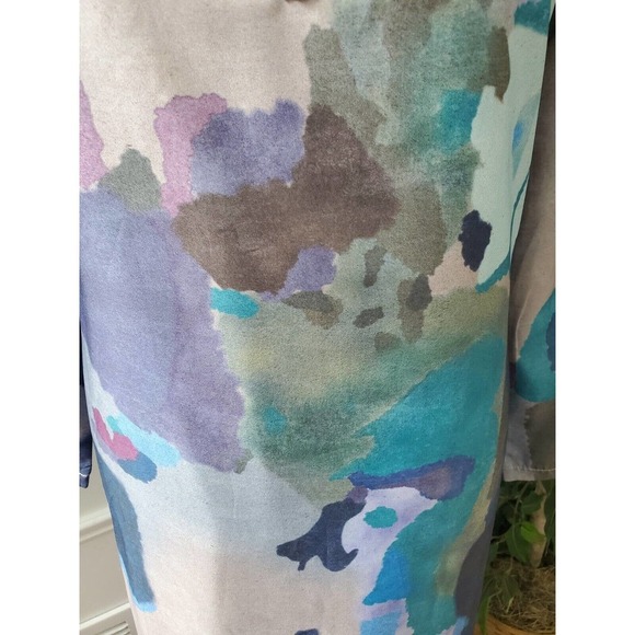 SHEIN Women Multicolor Polyester Round Neck Long Sleeve Maxi Dress Size X-Large - Picture 3 of 11